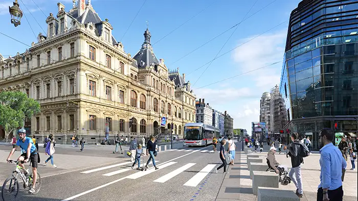Zone à trafic limité (simulation)